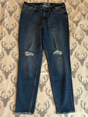 Old Navy Rockstar high rise skinny Classic Dark Blue Distressed Women's Jeans